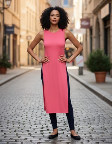 Remera larga Capella